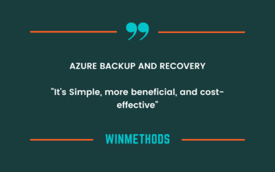Azure Backup and recovery & its importance